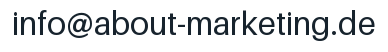 E-Mail-Adresse: info@about-marketing.de